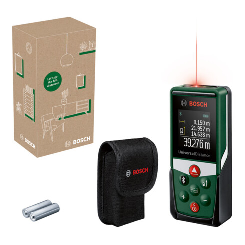 Télémètre laser numérique UniversalDistance 40C Bosch, carton eCommerce