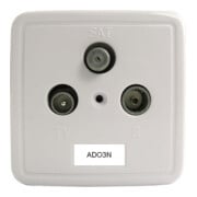 Televes Boîte de dérivation 3 voies avec APR et plaque rws ADO3N-1