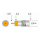 Televes Câble coaxial Class A++ SK2020plus-T T500