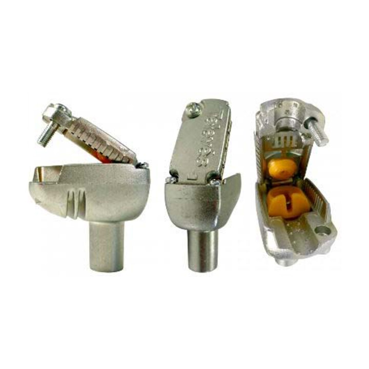 Televes Connecteur coudé IEC vissé, fonte KSW2000N