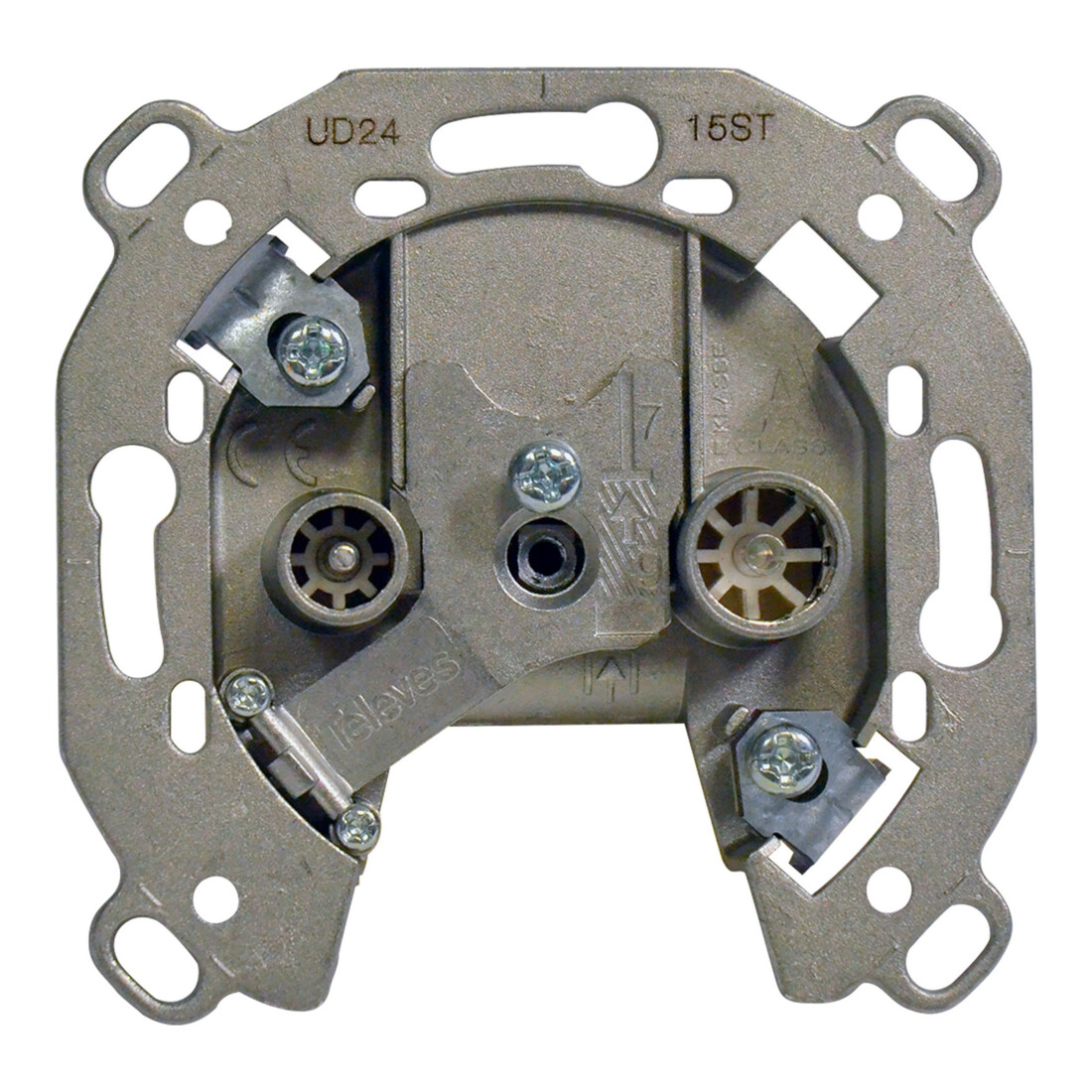 Televes Durchgangsdose 2f. 5-2400MHz UD 2415 ST