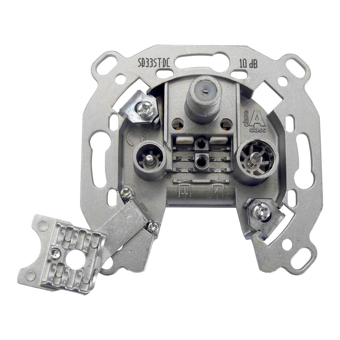 Televes Durchgangsdose 3-fach Stecktechnik AD 10dB SD33ST-DC