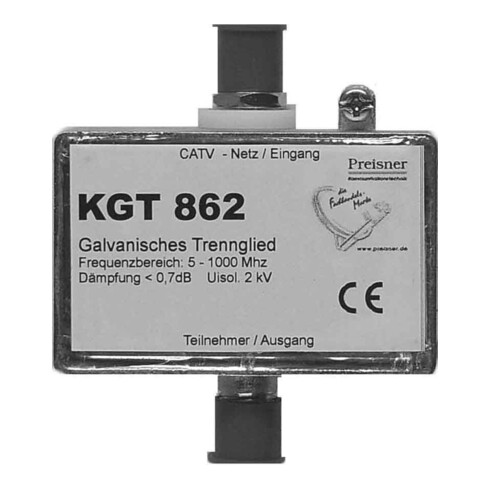 Televes Galvanisches Trennglied für BK-Anlagen KGT 862