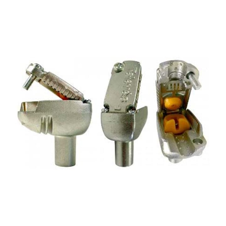 Televes IEC-Winkelstecker geschraubt,Guss KSW2000N