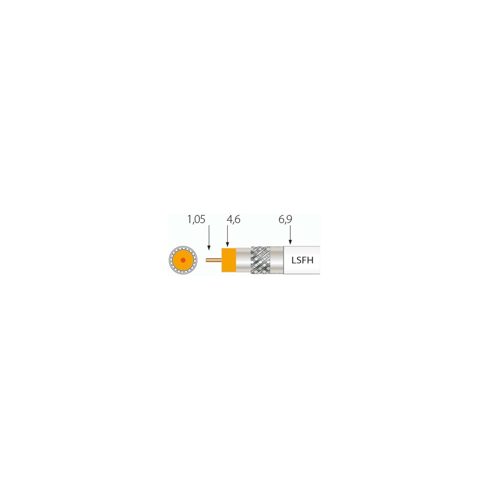 Televes Koaxkabel Class A++ SK2020plus Sp100