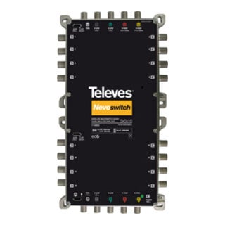 Televes Multiswitch 5 vers 16 en fonte NEVO avec NT quad cascade MS516NCQ