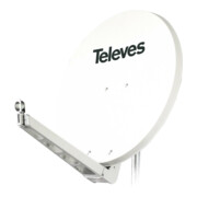 Televes QSD-Line Réflecteur décalé 75 × 85 cm Ral9002 S75QSD-W-1