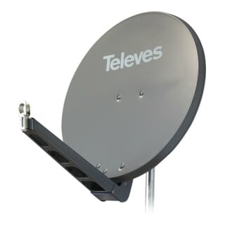 Televes QSD-Line Réflecteur décalé 75x85cm Ral7011 S75QSD-G