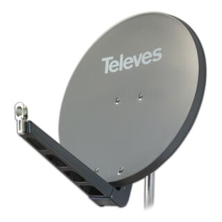 Televes QSD-Line Réflecteur décalé 85 × 95 cm Ral7011 S85QSD-G