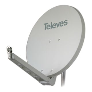 Televes QSD-Line réflecteur décalé 85x95cm Ral9002 S85QSD-W