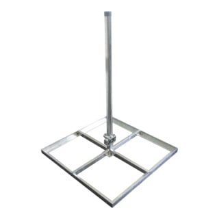 Televes Support balcon pour 4 dalles béton galvanisé BS 40/4