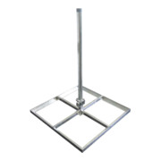 Televes Support balcon pour 4 dalles béton galvanisé BS 40/4-1