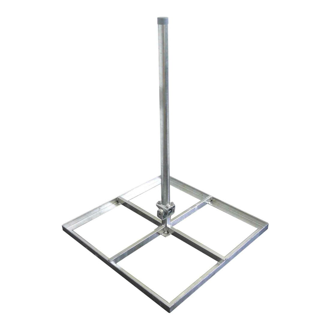 Televes Support balcon pour 4 dalles béton galvanisé BS 40/4