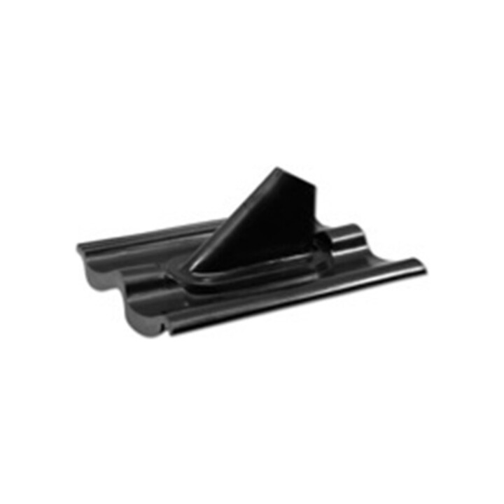 Televes Tuiles en plastique noires Frankf. Double-S KSZ 60 DS