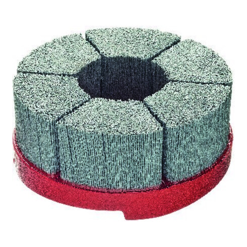 Tellerbürste HFB D.100mm Bohr.SiC Schleifborsten K.120 3600min-¹ LESSMANN