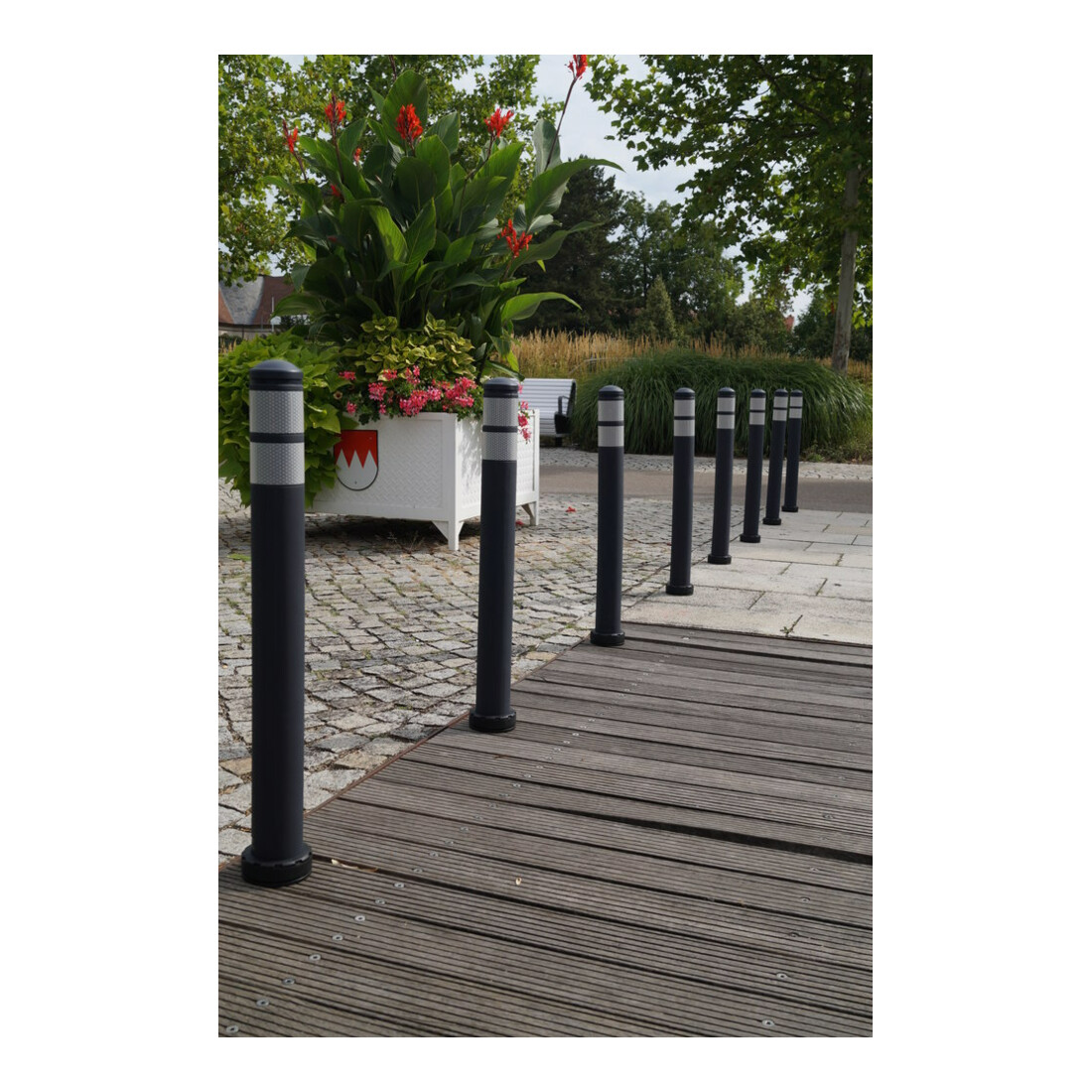TEMKA Flexi - Bollard - Kapa, 620 mm, anthracite