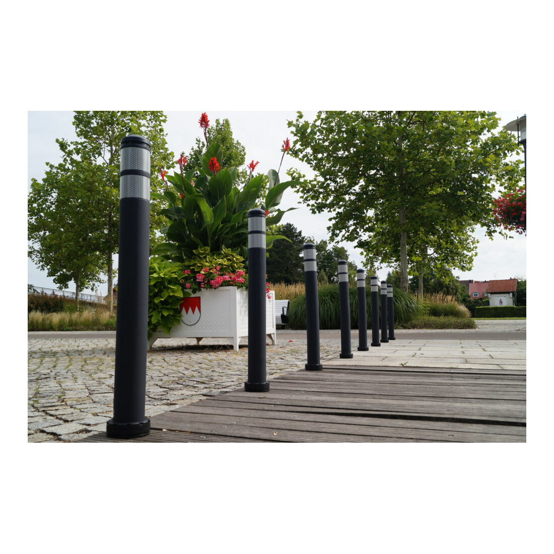 TEMKA Flexi - Bollard - Kapa, 810 mm, anthracite