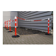 TEMKA Kettenpfosten - Set, r/w 6 Pfosten + 5x3m Kette-4