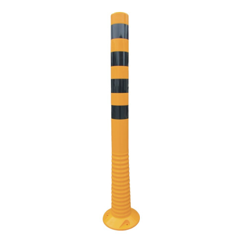 TEMKA Poteau flexible 1000 mm, diamètre 80 mm, jaune