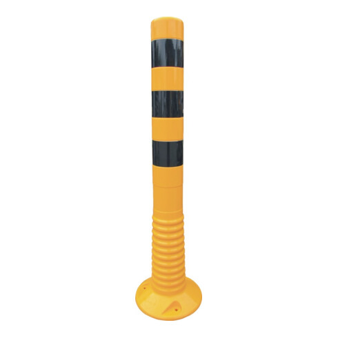 TEMKA Poteau flexible 750 mm, diamètre 80 mm, jaune