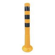 TEMKA Poteau flexible 750 mm, diamètre 80 mm, jaune