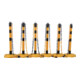 TEMKA Poteaux de chaîne - Set, g/s 6 poteaux + chaîne 5x3m-2