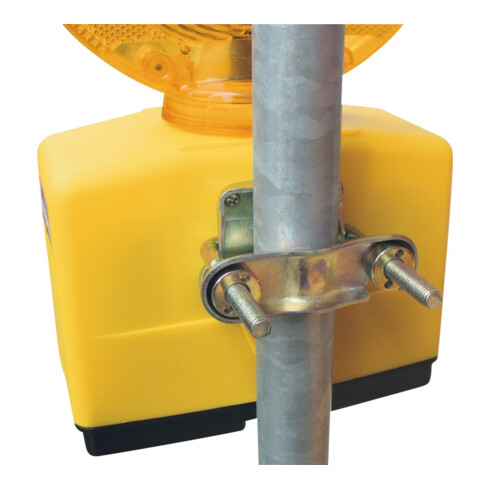 Témoin lumineux de chantier Nissen Tête de lampe LED jaune Nitra tournant.