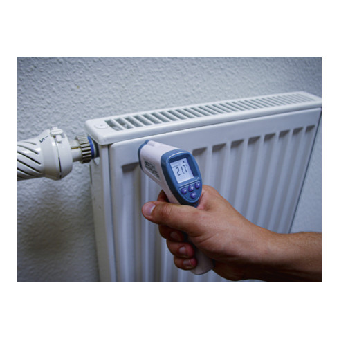 BGS Termometro frontale, senza contatto, a infrarossi, per misurare persone e oggetti, 0 - 100°