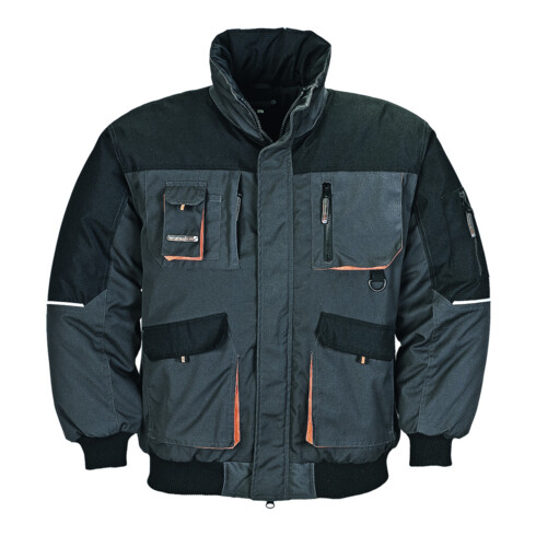 Terratrend Job Pilotenjacke dunkelgrau/schwarz