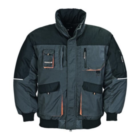 Terratrend Job Pilotenjacke dunkelgrau/schwarz