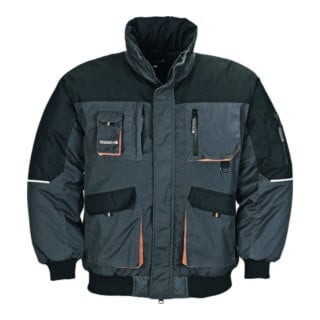 Terratrend Job Pilotenjacke dunkelgrau/schwarz