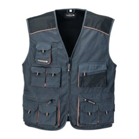 Terratrend Job Weste dunkelgrau/schwarz