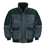 Veste de pilote Terratrend gris foncé/noir