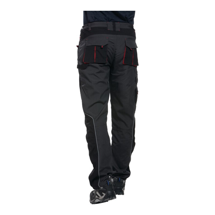 Terrax Berufshose Gr.50 dunkelgrau/schwarz65% Polyester/35% Baumwolle (270gm²)