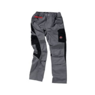Terrax Damenhose Gr. 38 grau/schwarz 65%PES/35%BW