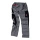 Terrax Damenhose Gr. 38 grau/schwarz 65%PES/35%BW-1