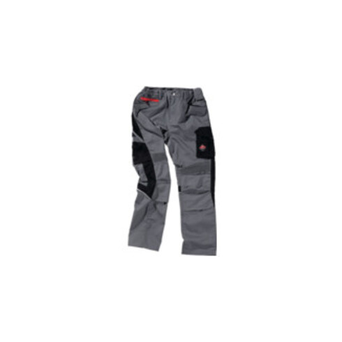 Terrax Damenhose Gr. 38 grau/schwarz 65%PES/35%BW