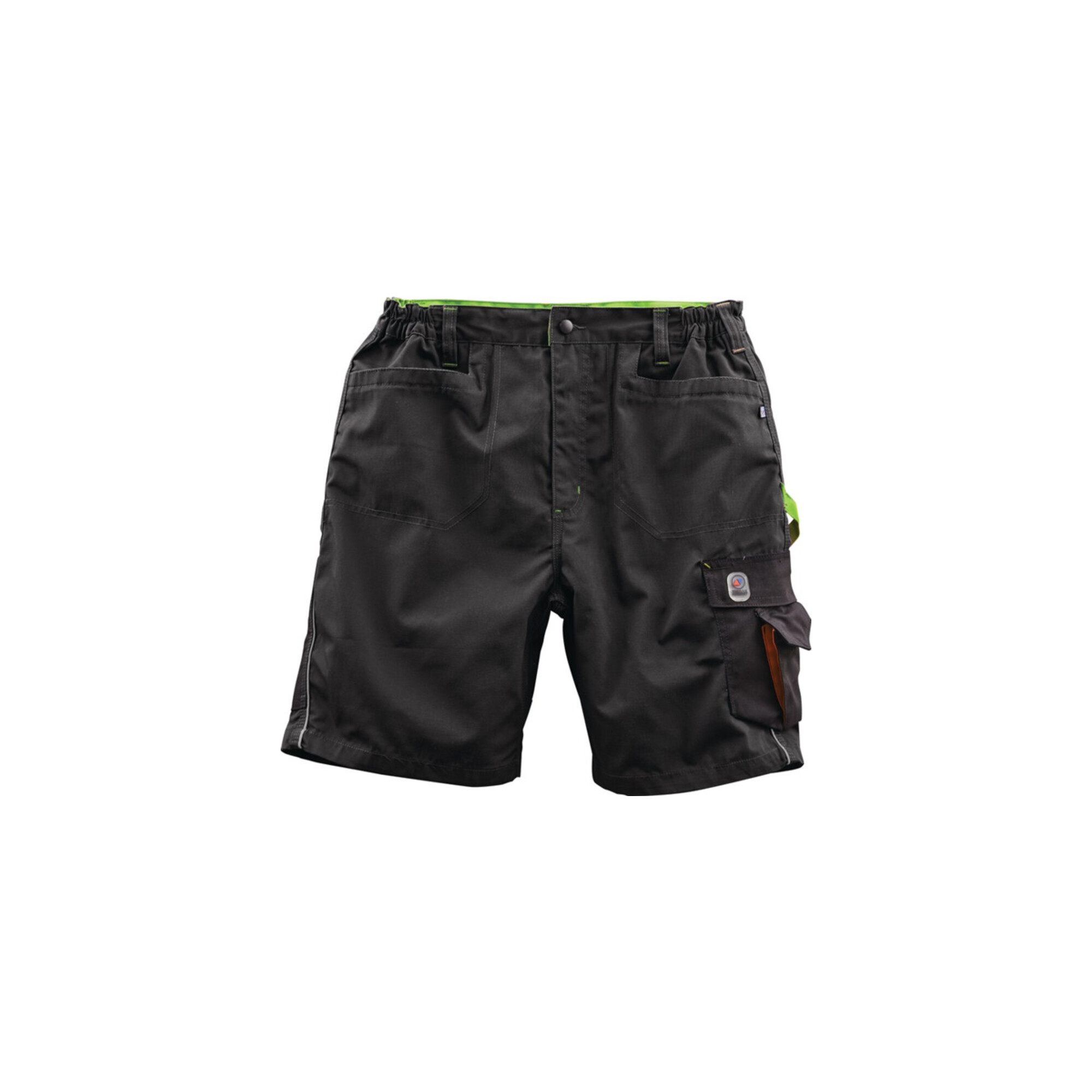 Terrax Herren Shorts Gr.48 schwarz/limette 65%PES/35%CO