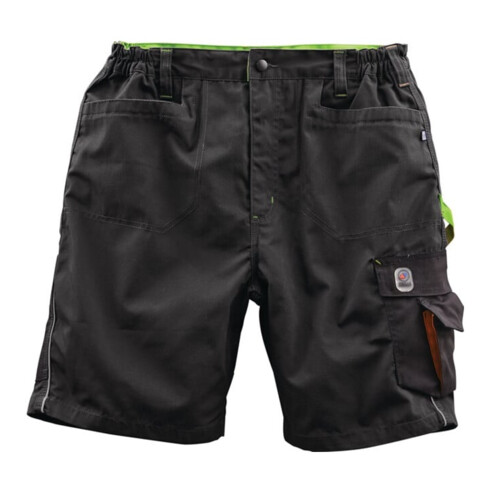 Terrax Herren Shorts Gr.56 schwarz/limette 65%PES/35%CO