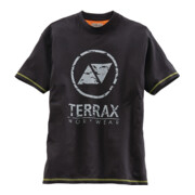 Terrax Herren T-Shirt Workwear Gr.M schwarz/limette 100%CO