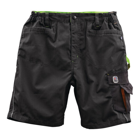 Terrax Hommes Short Taille 54 noir/lime 65%PES/35%CO