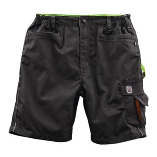 Terrax Shorts homme noir/vert lime 65 % PES/35 % CO