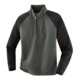 TERRAX Workwear Sweat-shirt col cheminée Taille L vert foncé/noir-1