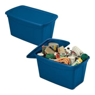 Terry Conteneur multifonction 68 l bleu 61,3 x 47 x 40 cm empilable