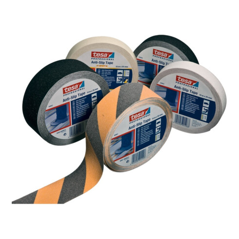 tesa Anti-dérapant 15 m x 25 mm, noir
