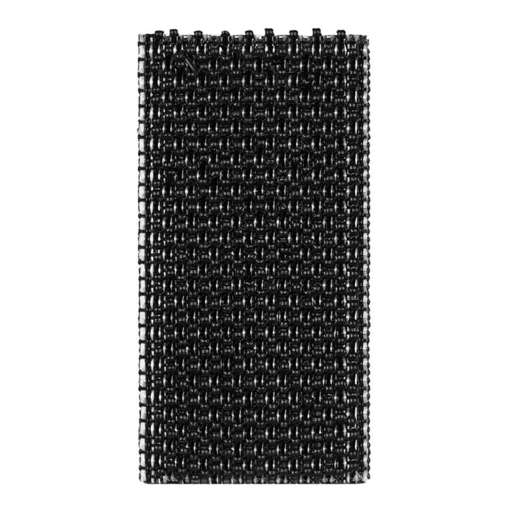 tesa Bandes auto-agrippantes lock stripes 2 paires noir 25 mm autocollantes