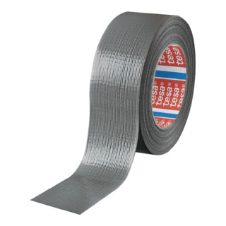 tesa® Standard Steinband 4613 silber Gewebe PE-beschichtet Rolle 50mx48mm