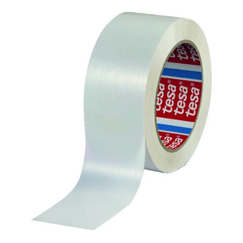 tesa CST 60418 PET recyclé blanc 132 m x 50 mm avec caoutchouc thermofusible