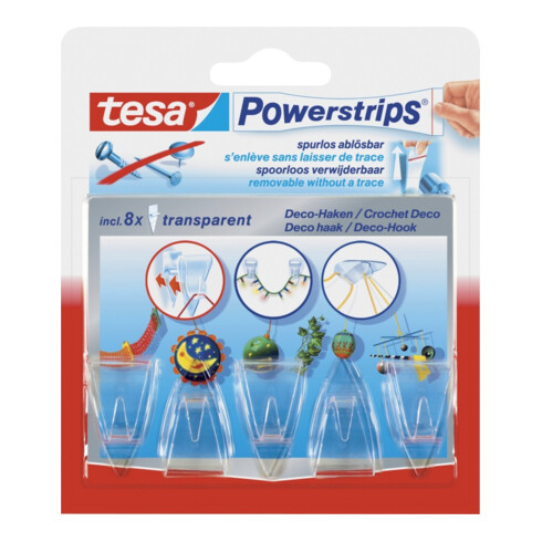tesa Dekohaken Powerstrips 58900-00013 30mm tr 5 St./Pack.