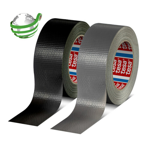 tesa Duct Tape 4615 50x50 schwarz recycled